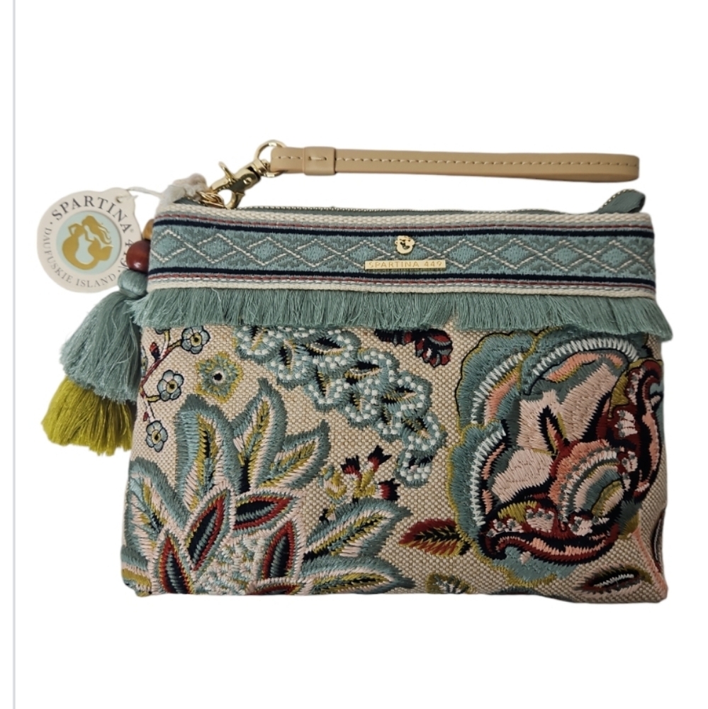 Spartina 449 Maci Wristlet Jones Hundred Tree of Life NEW